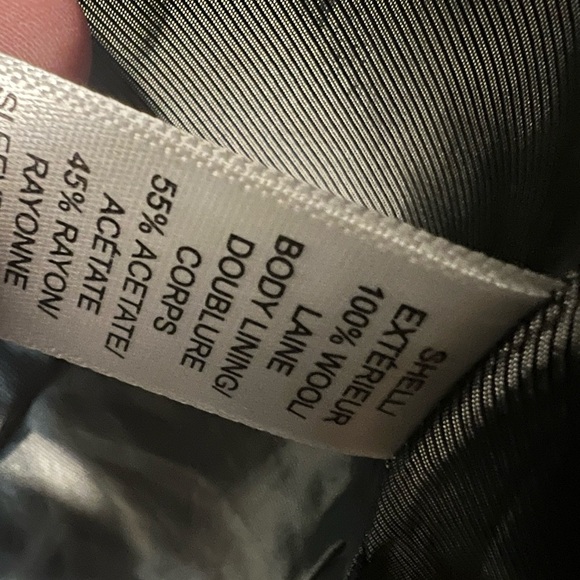 BANANA REPUBLIC MEN'S CHARCOAL 100%WOOL SPORT COAT JACKET BLAZER SIZE: 40S - Picture 4 of 7